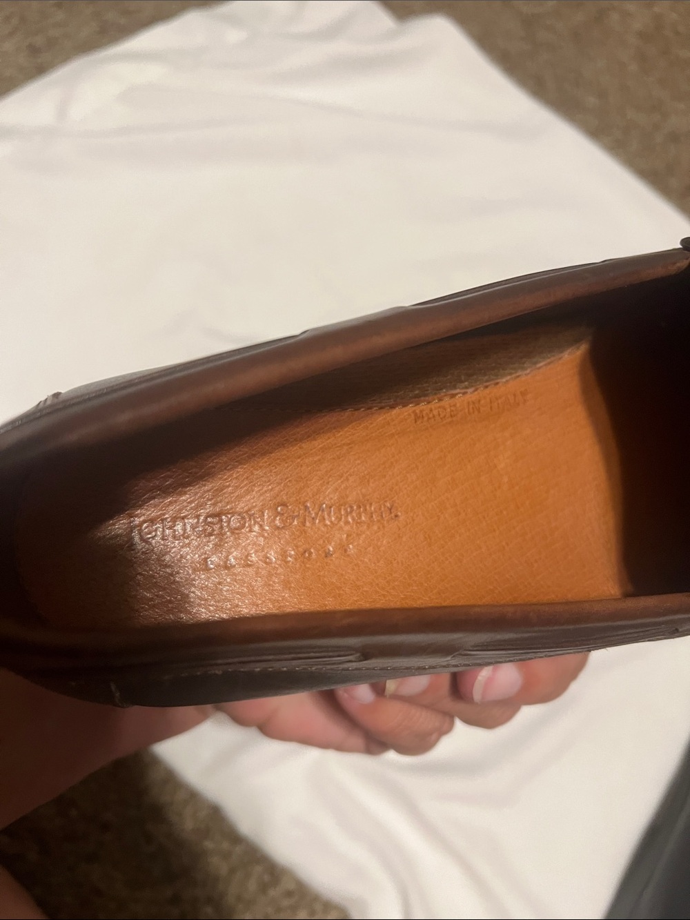 Johnston & Murphy black/brown tassel loafer - Picture 9 of 9